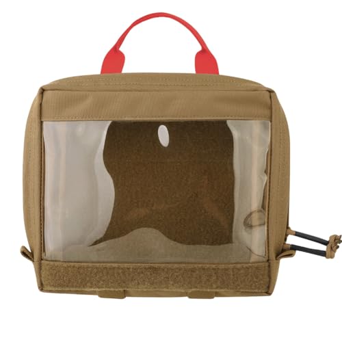 KRYDEX Clear Top Insert Bag with Hook Panel Tactical Packing Cube Travel Organizer Bag (Large-CB) - color: Large-CB