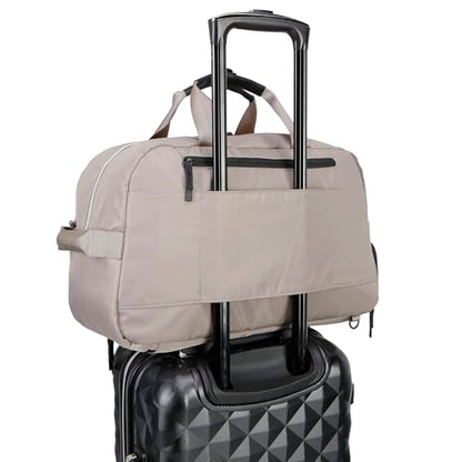 Kenneth Cole REACTION Emma 15" Convertible Duffel Carry On for Gym and Travel Bag, Rye - color: Rye, size: Carry-On 15-Inch