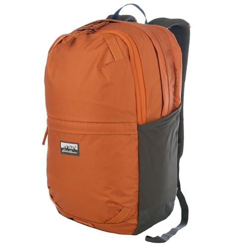Eddie Bauer Nomad Backpack | Laptop (17 inch) | Hydration Sleeve | Travel | Hiking | Gym | Work | Commuting | 22L - Sienna - color: Sienna, size: 22L