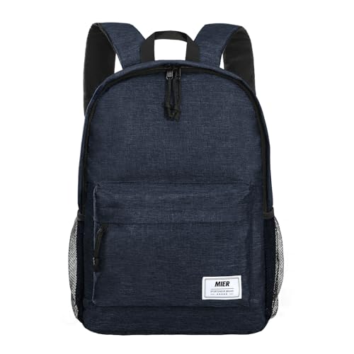 MIER Insulated Backpack Cooler Small Leakproof Lightweight Cute for Women Men to Work, Picnics, Camping, Park Day Trips, 15 L - color: Dark Blue