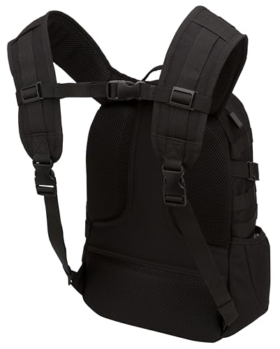 SAMURAI TACTICAL Wakizashi Tactical Backpack (Black), One Size, (ZPB001EC-008) - color: Black