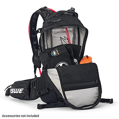 USWE Shred 25L Backpack, a High End Daypack for MTB, E-MTB, Mountain Bike, Black - style: 25l Black