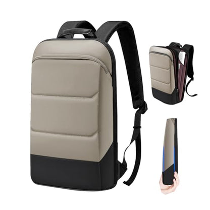 ZINZ Laptop Backpack 17.3 Inch Business Travel Backpack, Water Resistant Large Daypack Bag for Men Women -Maroon - color: Maroon