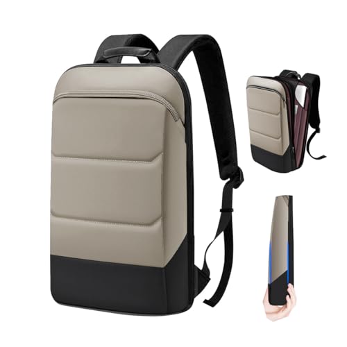 ZINZ Laptop Backpack 17.3 Inch Business Travel Backpack, Water Resistant Large Daypack Bag for Men Women -Maroon - color: Maroon