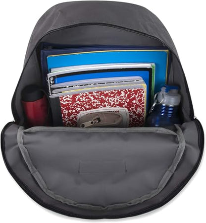 Trail maker 24 Pack- Classic 17 Inch Backpacks in Bulk Wholesale Back Packs for Boys and Girls (Gray) - color: Gray