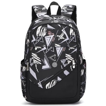 Travel Laptop Backpack, Business Slim Sturdy Water Resistant School Backpack, Gift for Men & Women, Fits 15.6 Inch Notebook - color: Popular Black