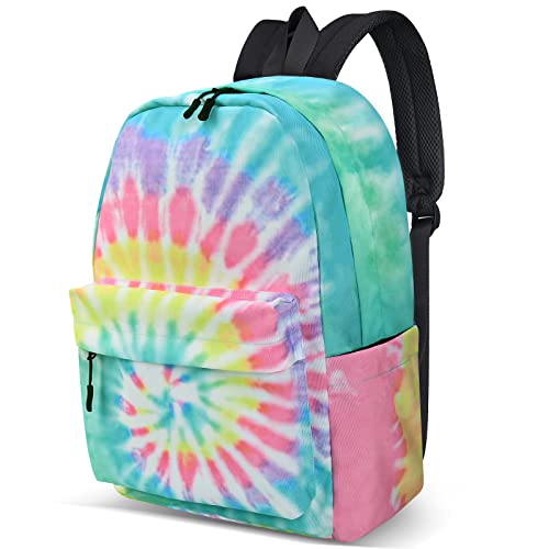 Travel Backpack for Men and Women,Classic Mini Backpack,Hiking, Lightweight Casual College Bookbag Daily Bag Daypack for Travel,Work,Gym (Rainbow) - color: Rainbow