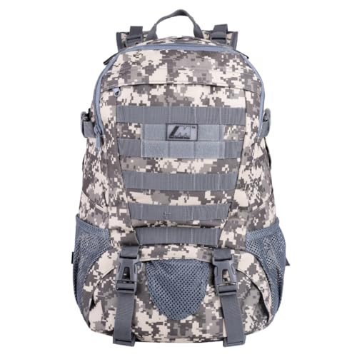 Tactical Military Assault 28L Travel Backpack, Army 3-Day Assault Pack for Camping, Hunting, Trekking, Outdoor Survival Range Molle Bag with Multi-Compartment Storage, Army Combat - color: Army Combat, size: 28 L