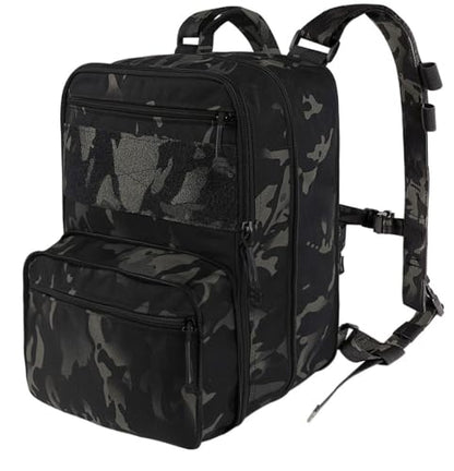 KRYDEX Tactical Expandable Backpack MOLLE Backpack for Travelling Hiking Hunting (MK) - color: Mk