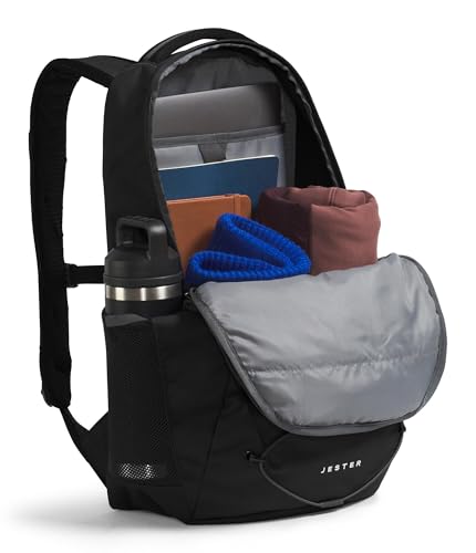The North Face Jester Everyday Laptop Backpack - Commuter Daypack, Water Repellent, Laptop Sleeve, TNF Black-NPF, One Size - color: Tnf Black-npf
