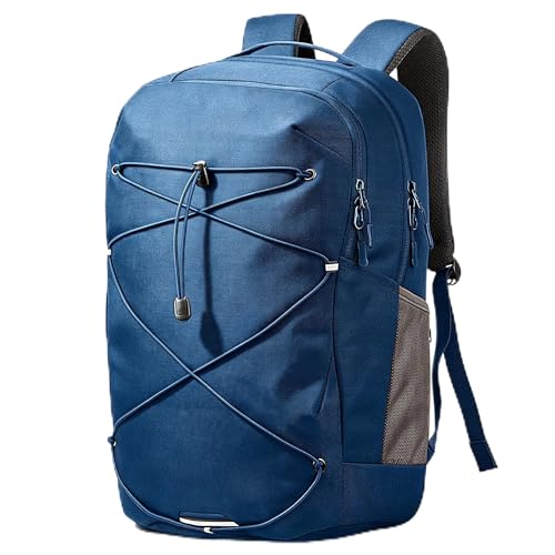 KEOFID Casual Backpack for Men and Women, Hiking Backpack for Travel, Black Daypacks for Sports, College, Water Resistant(Blue) - color: Blue