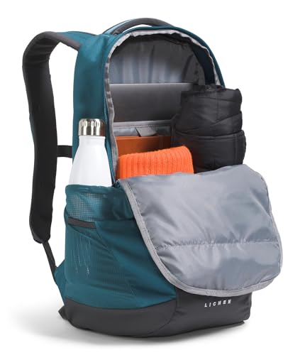The North Face Lichen Daypack - Everyday Commuter Backpack, Laptop Sleeve, Water Bottle Pockets, Center Front Pouch, Space/Anthracite Grey, One Size - color: Space/Anthracite Grey