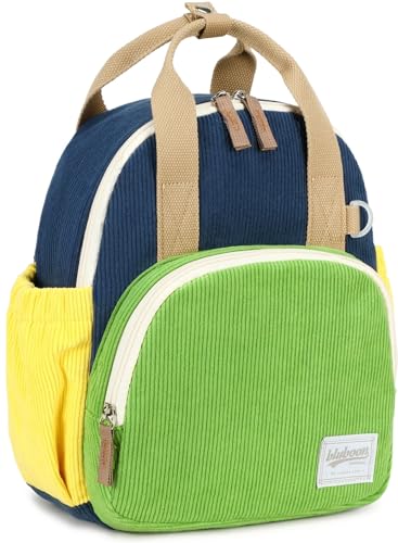 Bluboon Toddler Backpack for Girls Boys 2-4 Cute 12" Preschool Kindergarten Backpacks Kids Daycare Bags School Travel (Green-yellow Corduroy, Age 2-4 (12" H not Fit A4 Folder)) - color: Green-yellow Corduroy, size: Age 2-4 (12" H not Fit A4 Folder)
