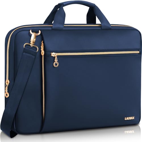 Laptop Case Bag Women Men Computer Sleeve Compatible with MacBook/Dell/HP/Acer/ASUS/LG, Waterproof Shoulder Carrying Briefcase, Blue, 14-14.5 Inch - color: Blue, size: 14 inch