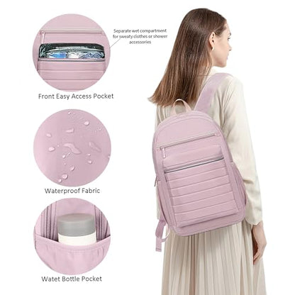 KEOFID Travel Backpack for Men and Women, Anti Theft Laptop Backpack