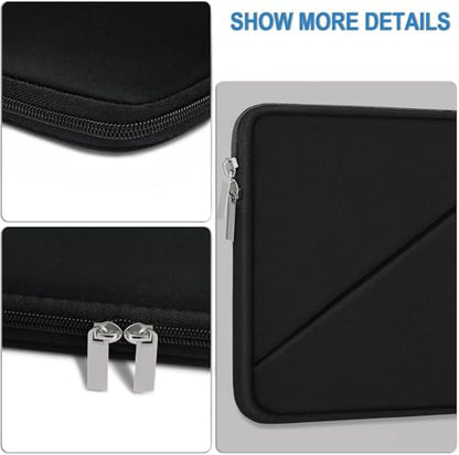 Laptop Case 13 inch, Traveling Carrying Computer Bag with Zippered Pocket, Shockproof Protective Laptop Sleeve Compatible for 13 inch New MacBook Air M2, 13 inch MacBook Pro M2 M1, Black - color: Black, size: 13 inch