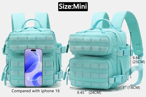 9L Mini Backpack for Men and Women, Small Backpack for Gym Hiking Travel Sports Running (Blue) - color: 9l-blue