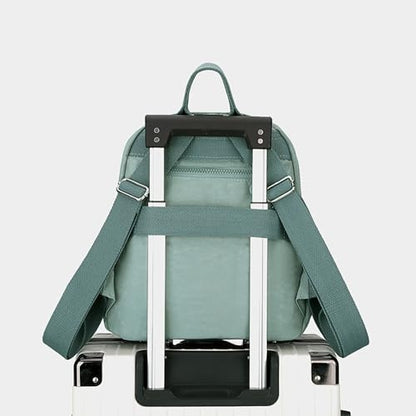 Simple Casual Solid Color Lightweight College Work Backpack Anti Theft Travel Backpack Daypack for Women (Grey Blue) - color: Grey Blue
