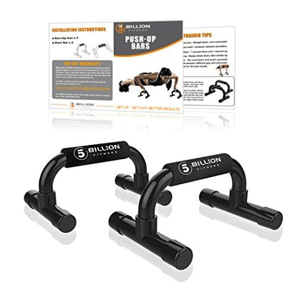 Push up Bars,5BILLION Strength Training Push Up Handle,Portable Calisthenics Bar for Home Gym Workout, Pushup Bar Calisthenics Equipment,Up to 330Lbs