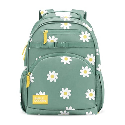 Simple Modern Kids Backpack for School, Girls, Boys | 18L | Floral - color: -Sage Florals, style: Kids Large