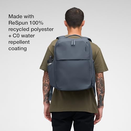 Incase A.R.C. Daypack 24L – Travel Backpack and Laptop Bag for School - Fits up to 16 inch Laptop - 4 Zippered Compartments, 2 Water Bottle Pockets - Commuter and College Backpack - Navy - color: Navy