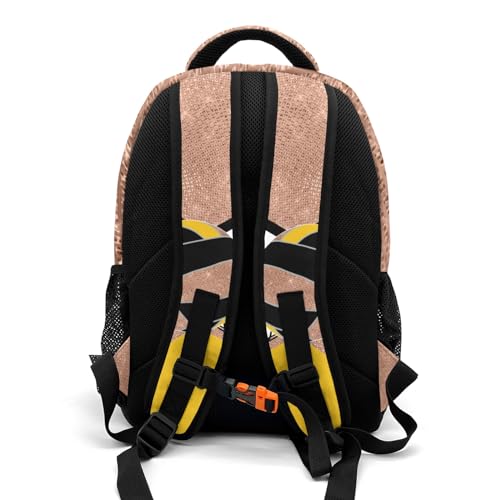 Rose Gold Volleyball Print Customized Waterproof Backpacks Shoulders Daypacks Bags - color: Muilti 24