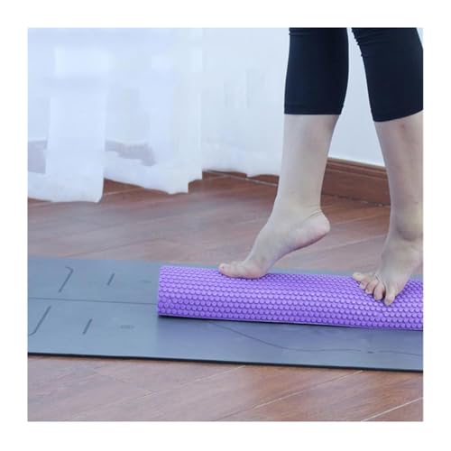 30-45cm Half Round EVA Massage Foam Roller Yoga Pilates Fitness Equipment Balance Pad Yoga Blocks With Massage Floating Point - color: D