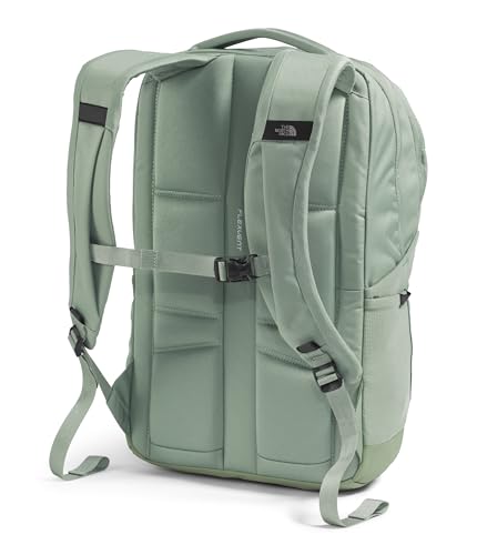 The North Face Lichen Daypack - Everyday Commuter Backpack, Laptop Sleeve, Water Bottle Pockets, Center Front Pouch, Bark Mist/Slate Moss, One Size - color: Bark Mist/Slate Moss