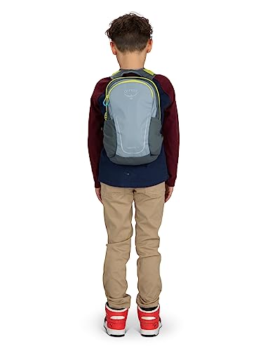 Osprey Daylite Jr. Kids' Commuter Backpack, Slate Grey/Tungsten - color: Slate Grey/Tungsten