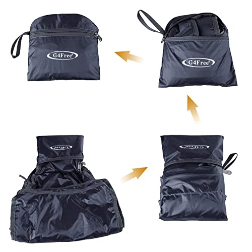 G4Free 20L Small Packable Travel Hiking Backpack for Men Women - color: Dark Blue, size: 20L