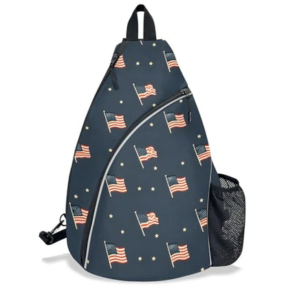 Pickleball Bag for Women Men Adjustable Crossbody Sling Backpack Hold Pickleball Paddle Water Bottle - color: Multicolor 10