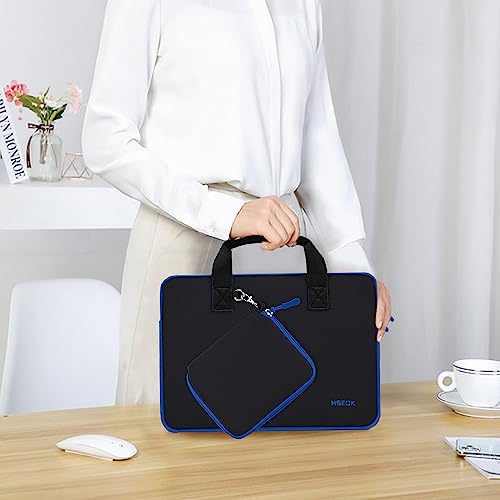 Hseok Laptop Sleeve 14 inch Case with Small Case, Compatible with MacBook Neo 14, MacBook Pro 14 M5/M4/M3/M2/M1, XPS 14 and Most 14 inch Notebooks, Neoprene Computer Handbag,B01BL01 - color: B01bl01, size: 14"