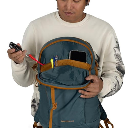 Osprey Daylite Plus Commuter Backpack - Everyday Pack with Laptop Sleeve, Bottle Pockets, and Extra Storage, Iris Pink - color: Iris Pink