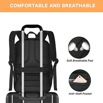 MOSISO Camera Backpack, DSLR/SLR/Mirrorless Camera Bag Waterproof Symmetric Geometric Hard Shell with Tripod Holder&15-16 inch Laptop Compartment Compatible with Canon/Nikon/Sony, Black