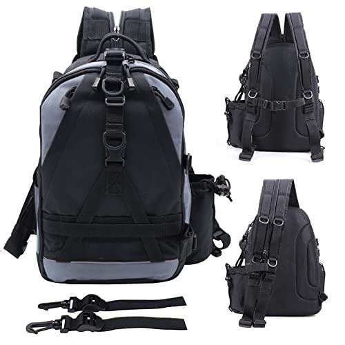 Fishing Backpack with Rod Holder & Tackle Box Storage - Gift for Women