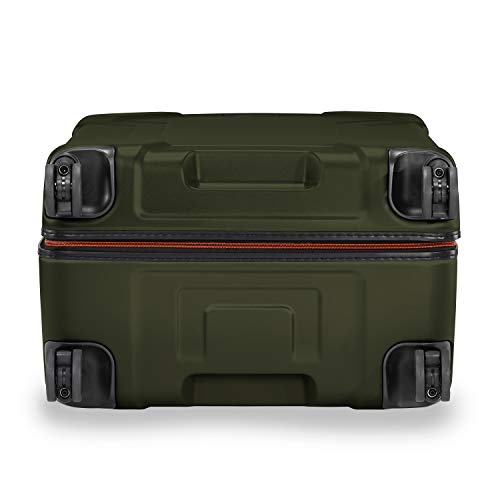 Briggs & Riley 30 Inch Large Checked Luggage - Extra Capacity Hard Shell Heavy Duty Travel Suitcase 360 Spinner Wheels - TSA Lock - Integrated Garment Compartment - Torq Collection - Hunter Green - color: Hunter, size: 30"