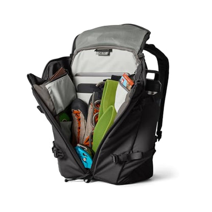 YETI Ranchero Backpack 22L, All-Day Utility Pack, Structured and Durable, Black - color: Black, size: 22L
