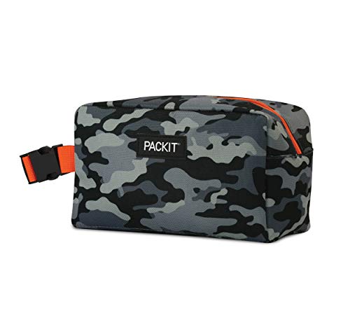 Packit, Snack Box Freezable Charcoal Camo - color: Charcoal Camo