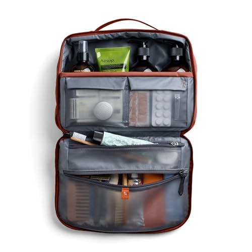 Bellroy Hanging Toiletry Kit Plus (8 Liter Travel Hanging Toiletry Bag) - Clay - color: Clay