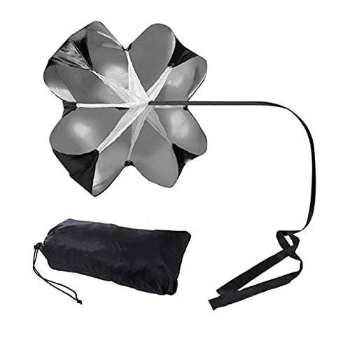 Speed Resistance Running Parachute Durable Adjustable Strap for Acceleration Training, Suitable for Track and Field Athletes, Coated Cloth