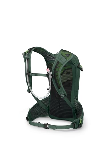 Osprey Raptor 10L Men's Mountain Biking Backpack with Hydraulics Reservoir, Tundra Green - color: Tundra Green