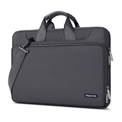 MOSISO 360 Protective Laptop Bag 13.3 inch, 13-14 inch Computer Bag Compatible with MacBook Air 13 inch/Pro 13 inch/Pro 14 inch,HP,Dell,Notebook, Laptop Carrying Case with Strap&Handle, Slate Gray - color: Slate Gray, size: 13.3 inch