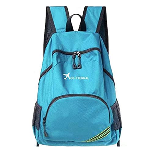 Geboldil Men's and women's waterproof backpack traveling backpack blue - color: Blue