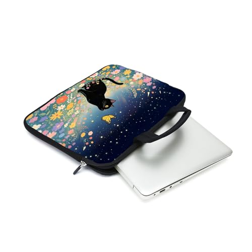 AMARY14 15 15.4 15.6 inch Laptop Handle Bag Computer Protect Case Pouch Holder Notebook Sleeve Neoprene Cover (Cat) - color: Cat