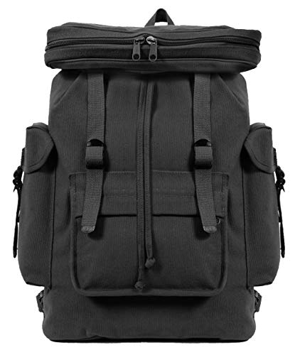 Rothco Canvas European Rucksack - color: Black