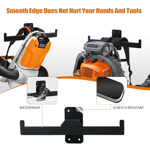 PACEWALKER Backpack Leaf Blower Hanger, Storage Tactical Gear Stand Heary Duty Chainsaw Wall Mount Stand Accessories Garage Organization Storage Heavy Duty Garage Storage Tool Organizer - size: 1 Pack