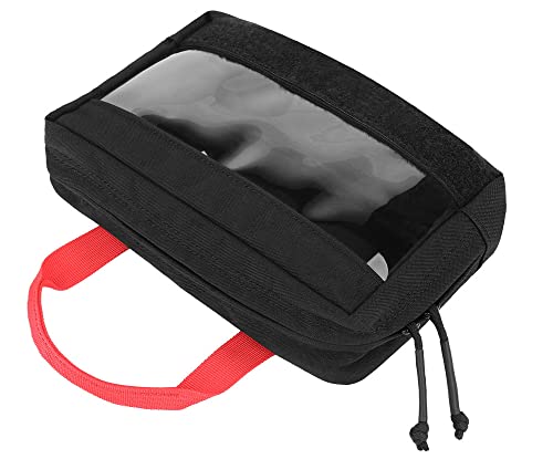 KRYDEX Clear Top Insert Bag with Hook Panel Tactical Packing Cube Travel Organizer Bag (Small) - color: Small