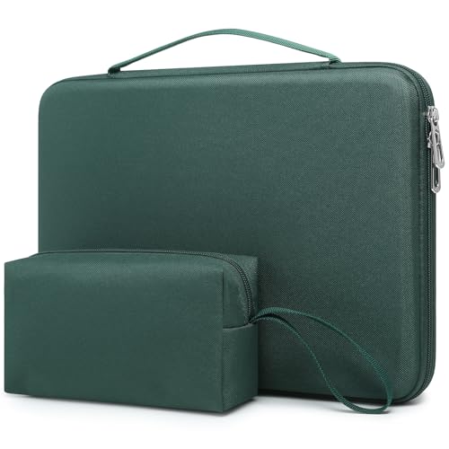 HYZUO 13.3-14 Inch Hard Shell Case Laptop Sleeve for MacBook Pro 14 M5/M4/M3/M2/M1 Pro/Max A3426 A3427 2026-2021, MacBook Pro/Air 13, Dell Pro 13/14 Premium, 13.8"-13" Surface Laptop, Midnight Green - color: Midnight Green, size: 13.3-14 Inch