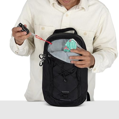 Osprey Quasar Shoulder Sling Bag - Everyday Crossbody Backpack with Laptop Sleeve, Bottle Pocket, & Phone Pocket, Black - color: Black