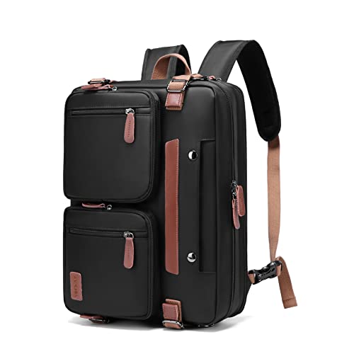 MOLNIA 15.6 inch Laptop Backpack for Men Women,3 in 1 Briefcases For Men,Messenger Bag Laotop Bag Computer Bags For Work College Travel, Black - color: Black, size: Classic-15.6 inch